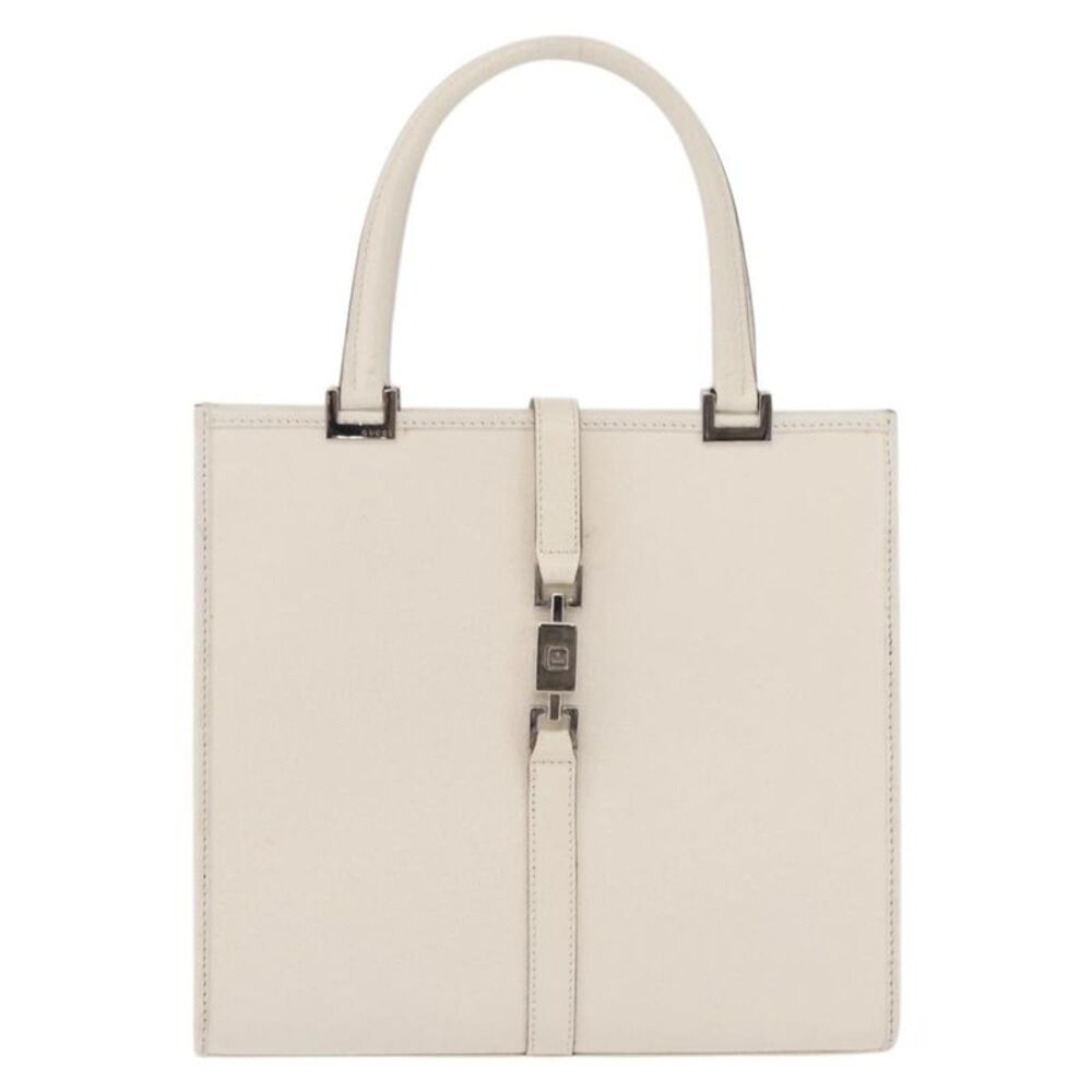 Gucci Jackie Soft Leather White Leather Tote Bag Bag